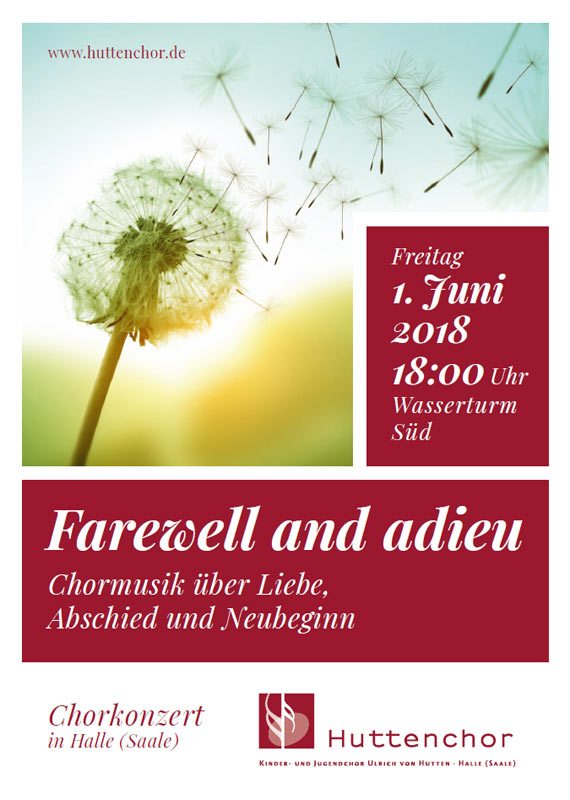 Farewell and adieu