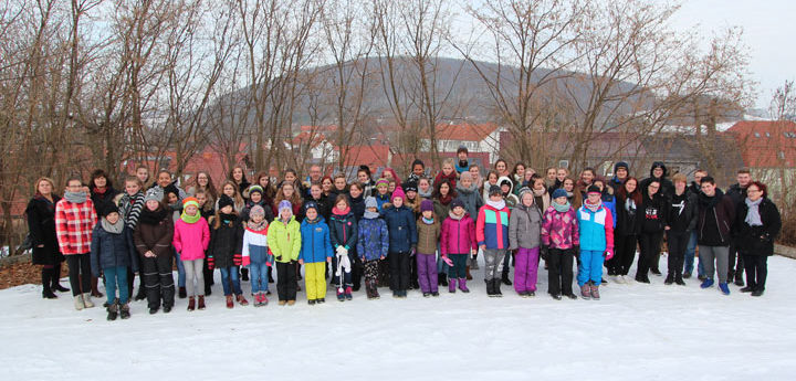 2017 Chorlager Uder: Gruppenbild im Schnee
